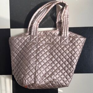 MZ Wallace Shimmering Quilted Tote